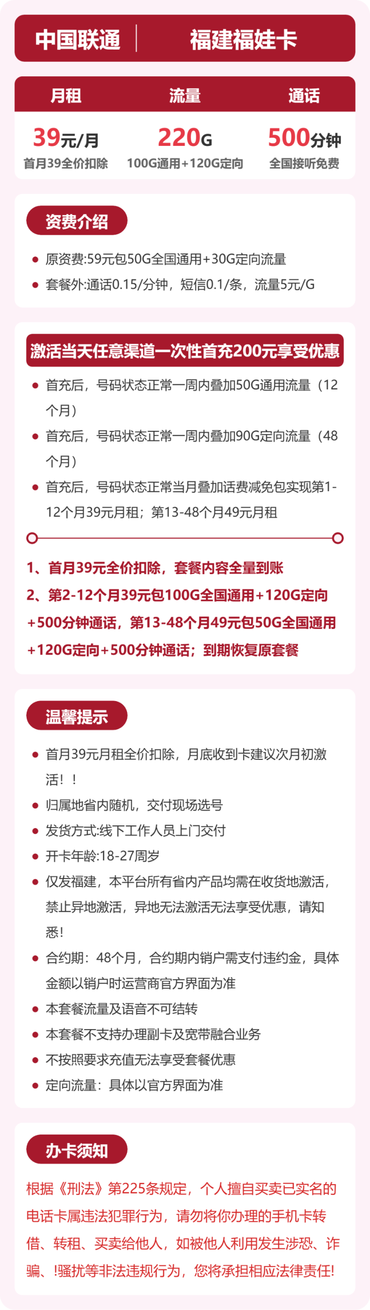 56023-联通福建福娃卡详情图